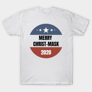 Merry Quarantined Christmask USA T-Shirt